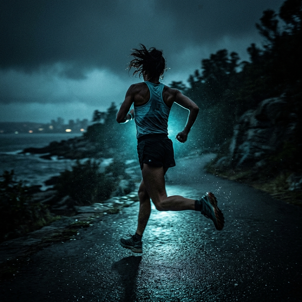 Athlete in motion